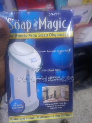 Soap Magic Hands-Free Soap Dispenser, Model Dq-Z001