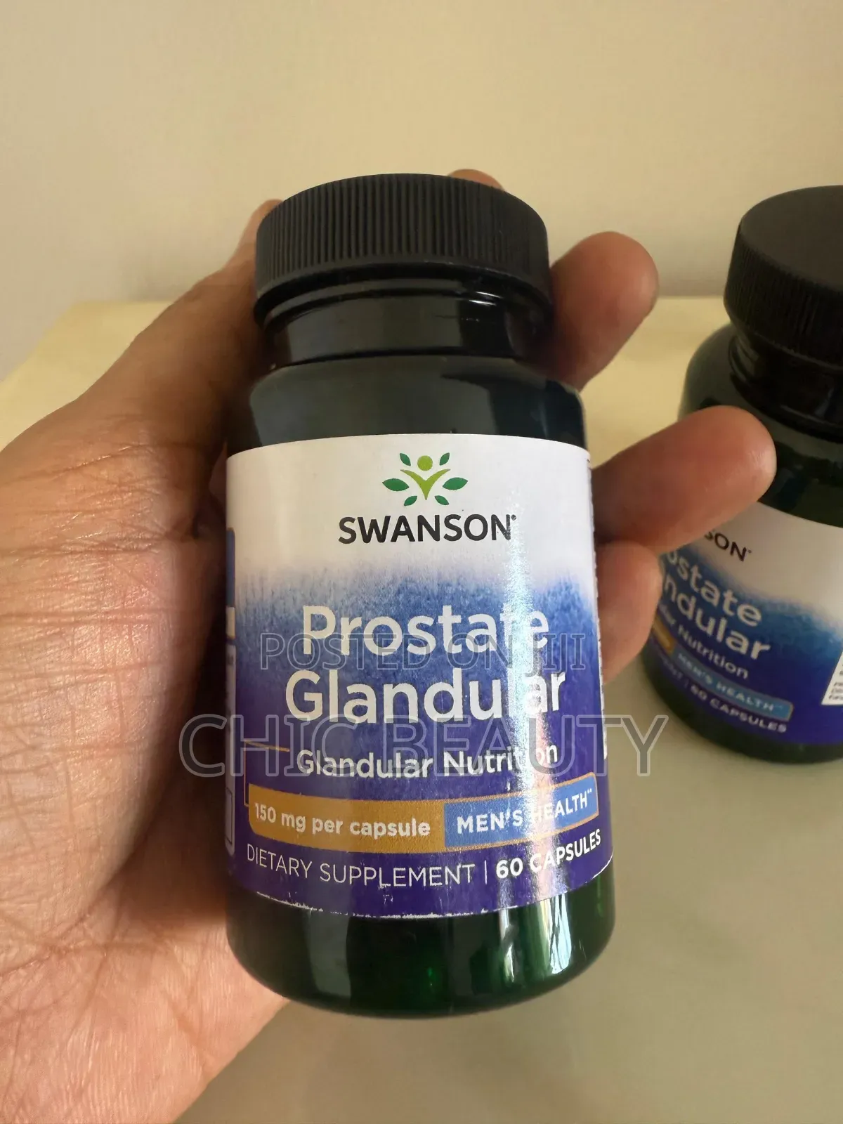 Swanson Prostate Glandular Nutrition for Men 60 Capsules Supplement