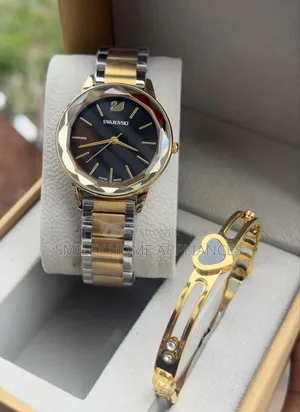 Original Ladies' Swarovski Fancy Wrist Time Piece With a Bracelet
