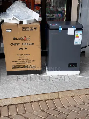 Black Ark Chest Freezer - 130l - Grey