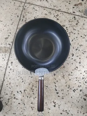 Carbon Steel Wok Fry Pan 30cm