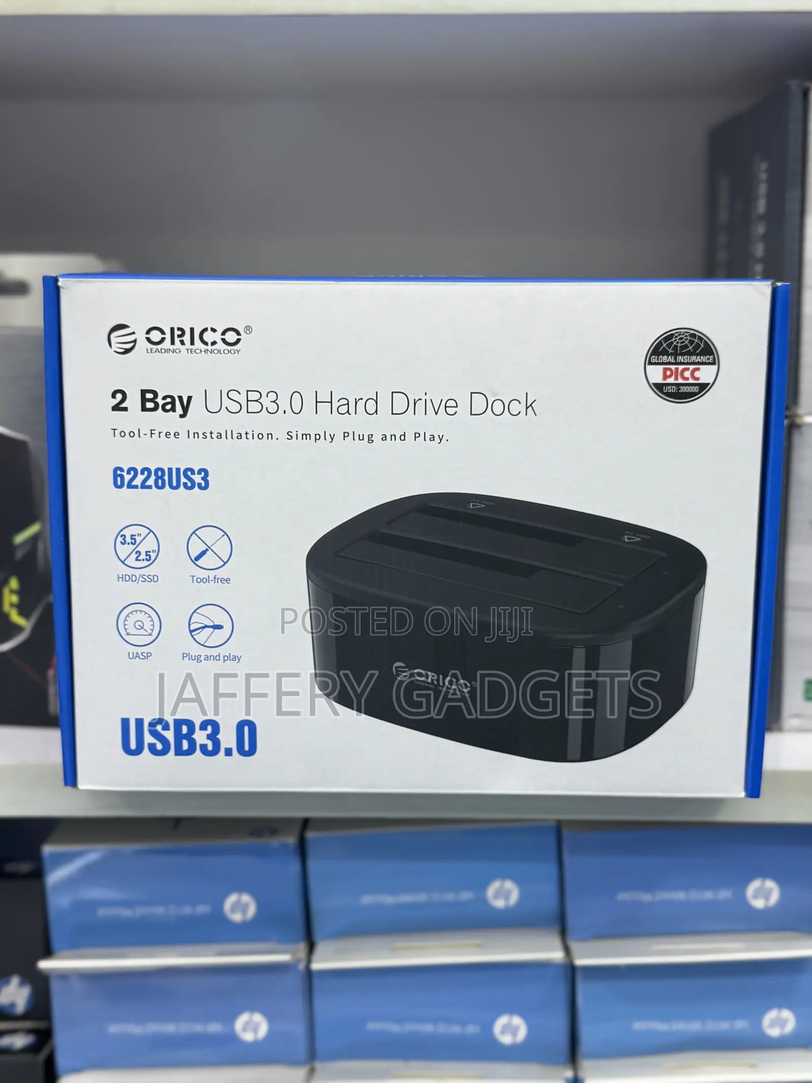 Orico 2-Bay Usb 3.0 Hard Drive Dock