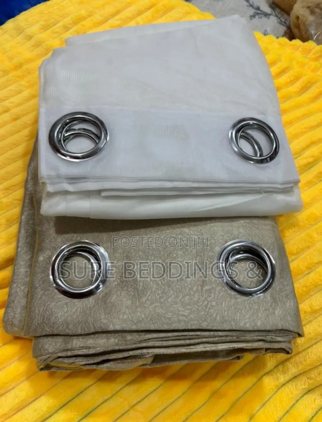 Golden Ready Made Curtains