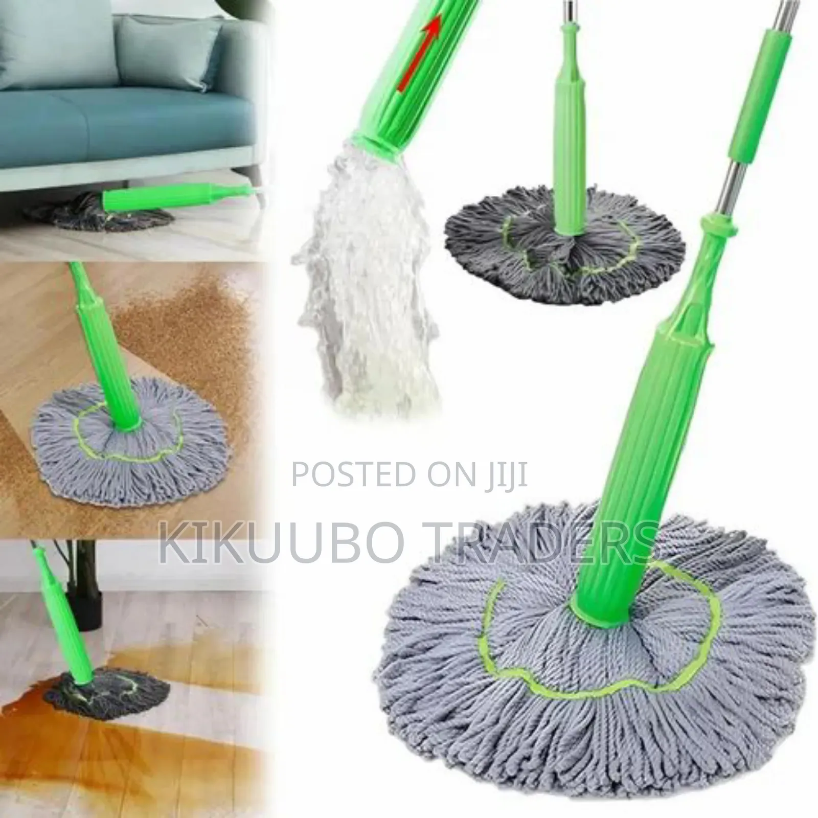 Dehydrated 2-in-1 Twist Mop | Self-Wringing Mop for Floors