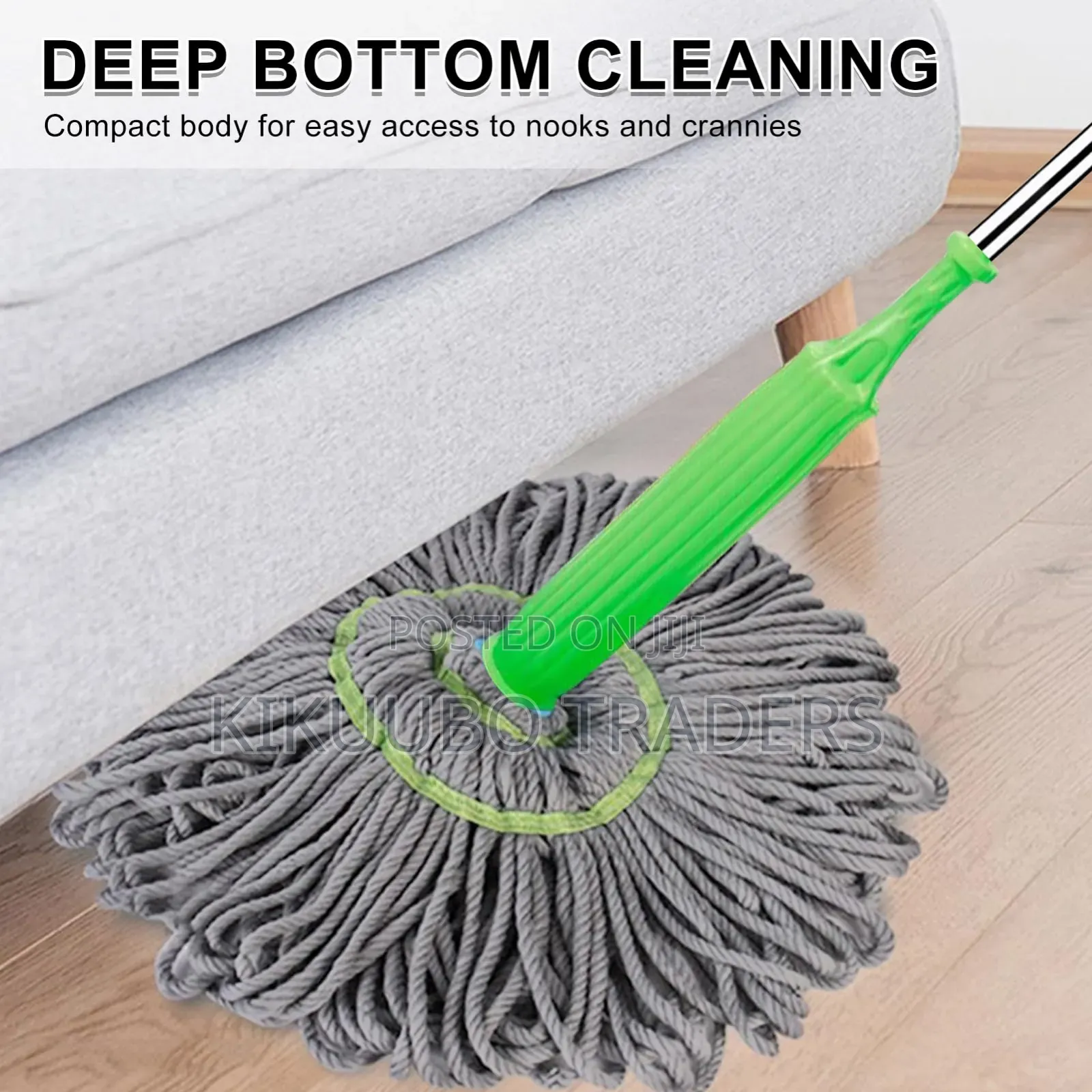 Dehydrated 2-in-1 Twist Mop | Self-Wringing Mop for Floors