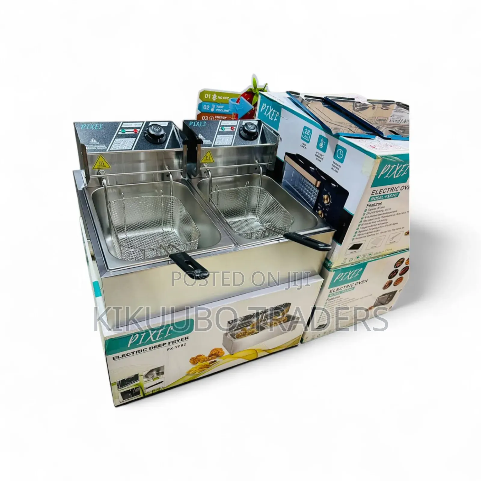 Pixel Double Electric Deep Fryer