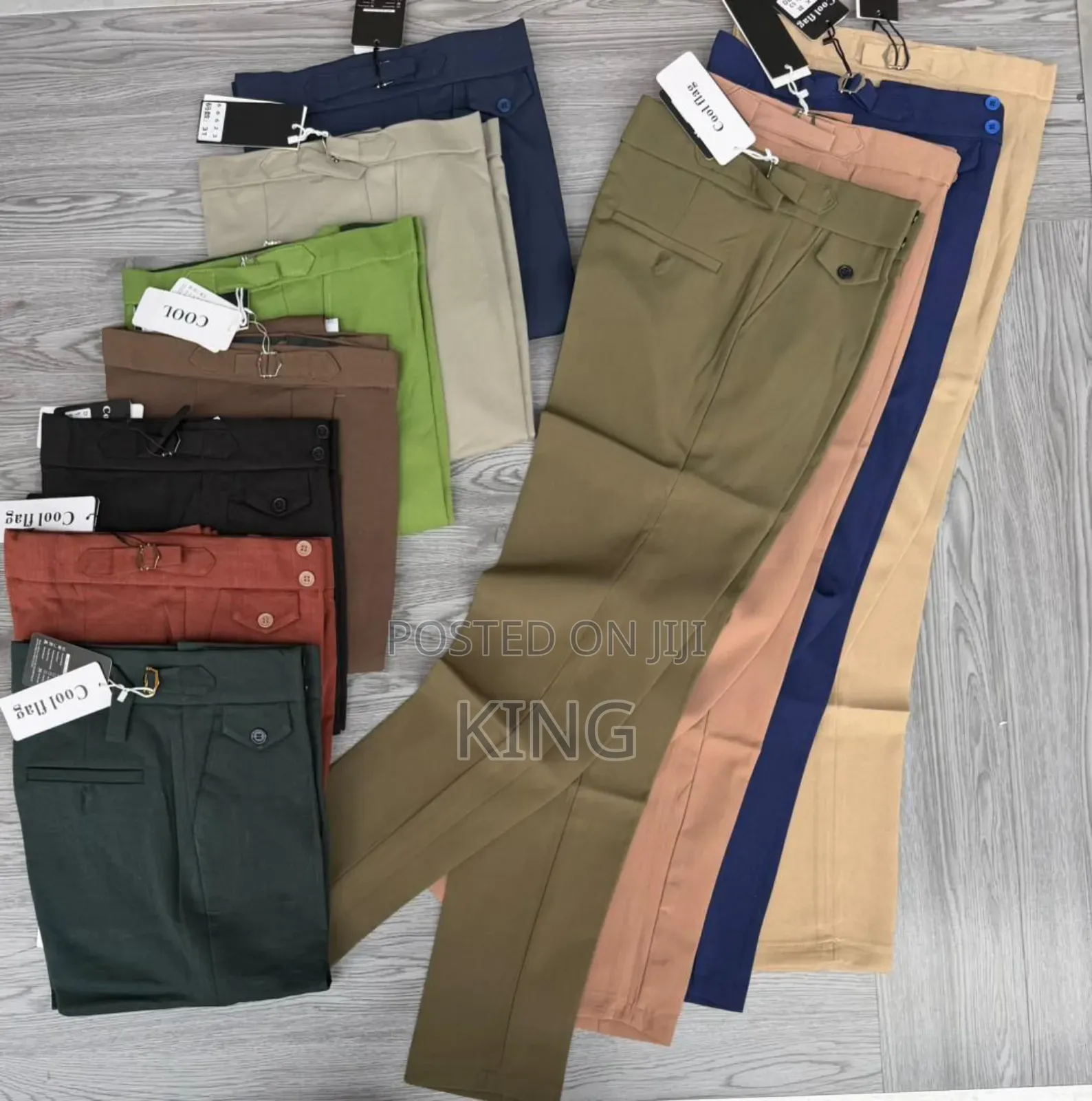 Men's Adjustable Beltless Trousers