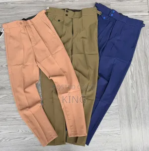 Men's Adjustable Beltless Trousers