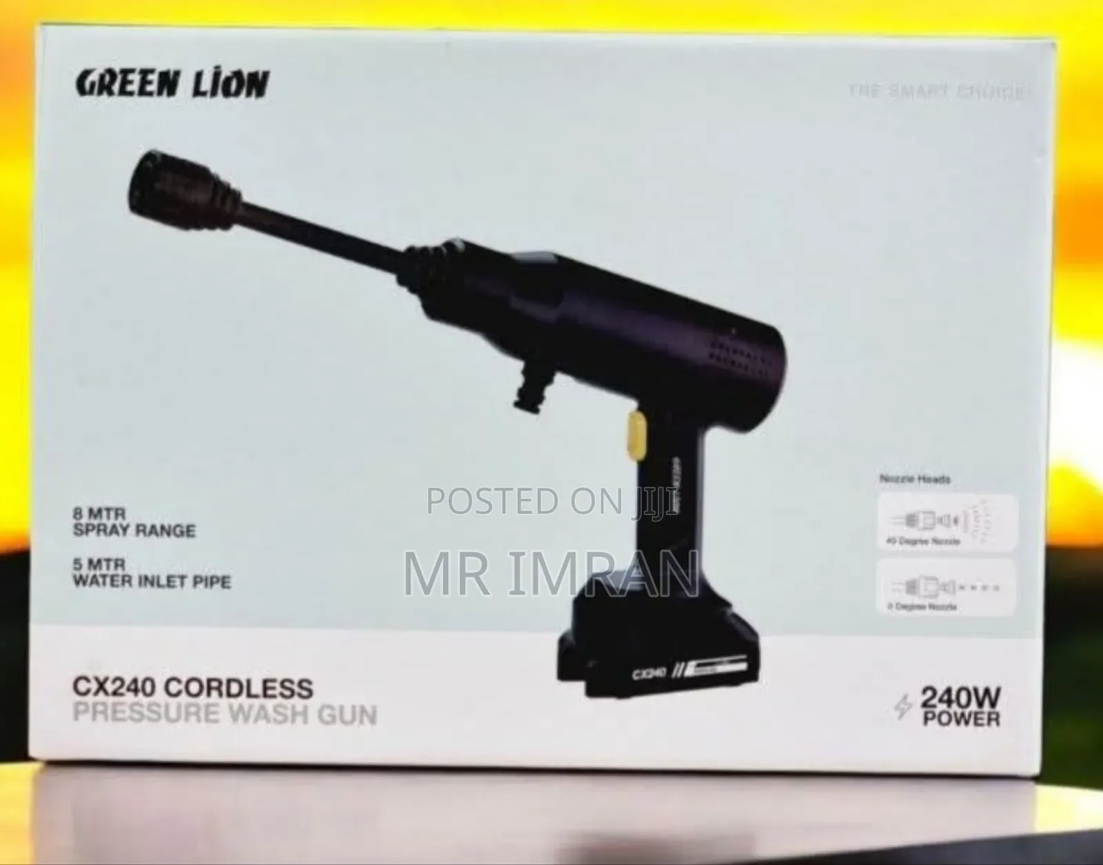 Green Lion 240w Cordless Pressure Wash Gun