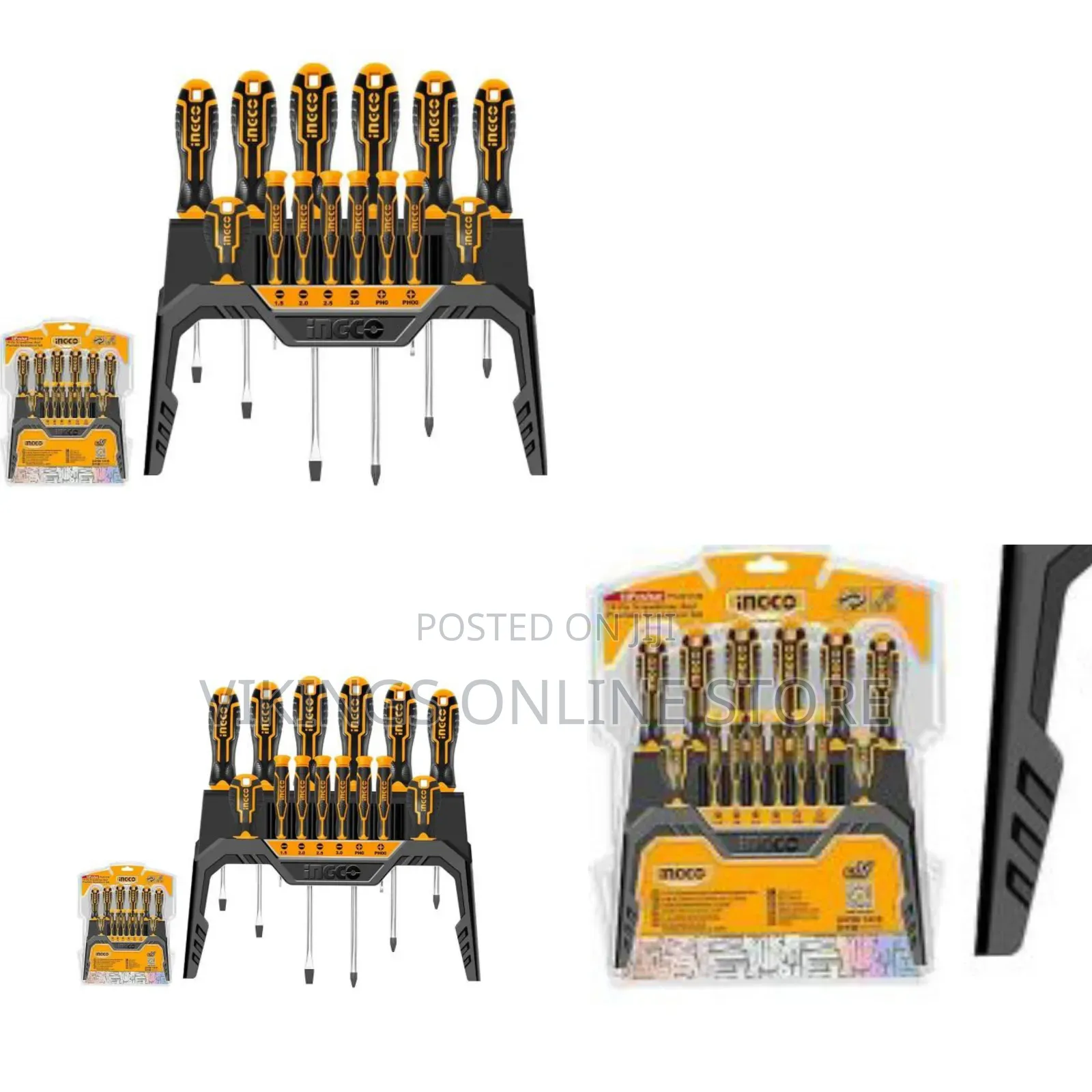 Ingco 14 PCS Screw Driver Tool Set and Precision Screwdriver Set