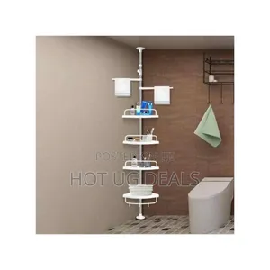 Adjustable Multi Corner Shelf Bathroom Organizer Storage Rack