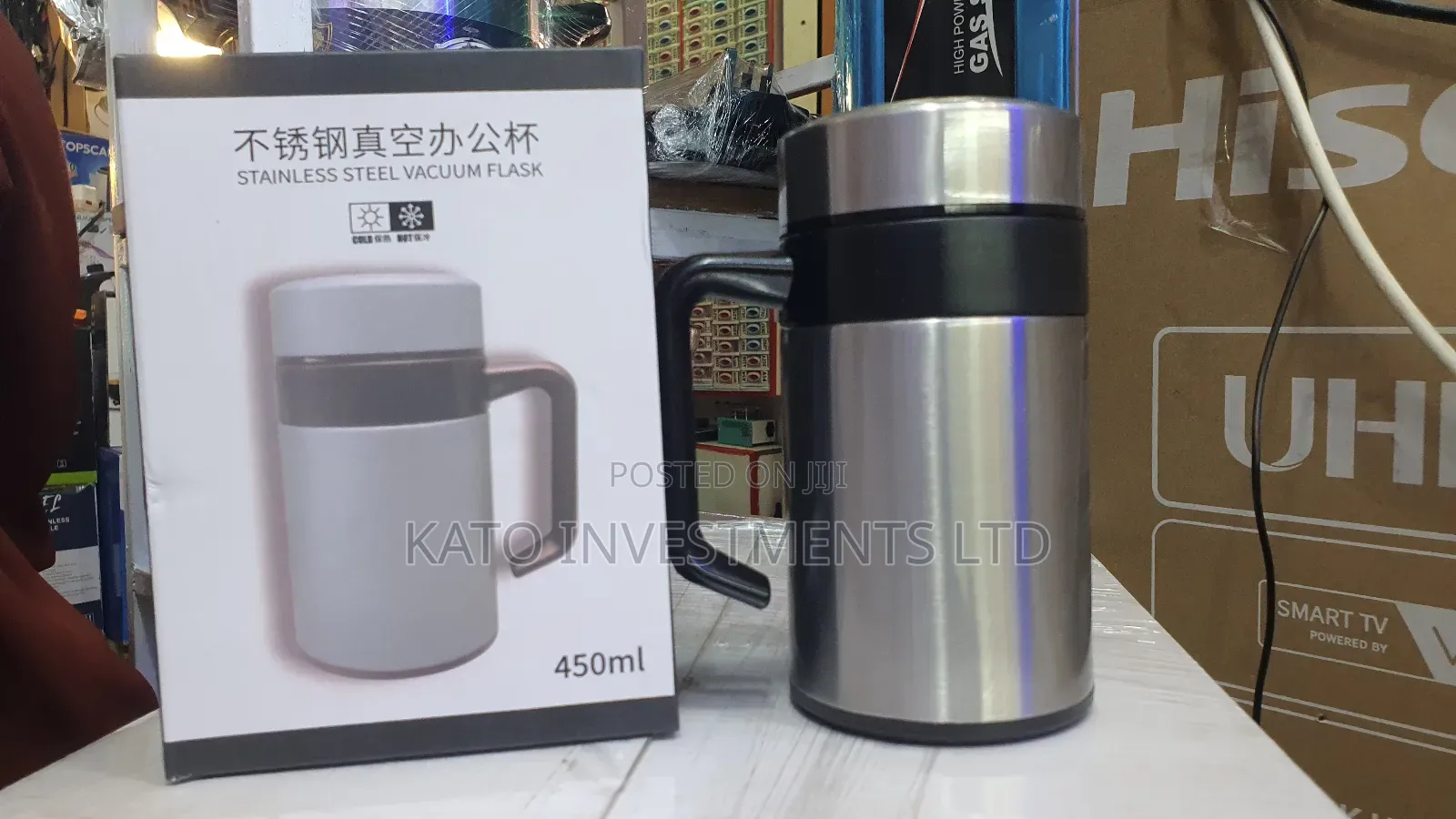 Stainless Steel Vacuum Flask Mug 450ml