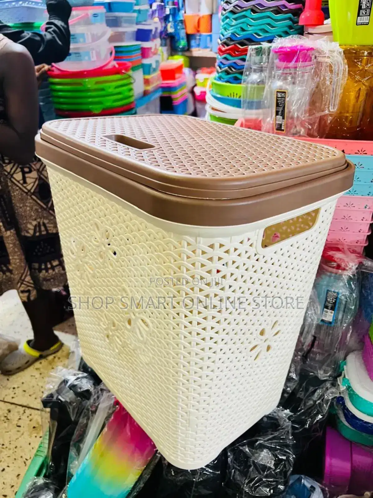Storage Plastic Laundry Basket