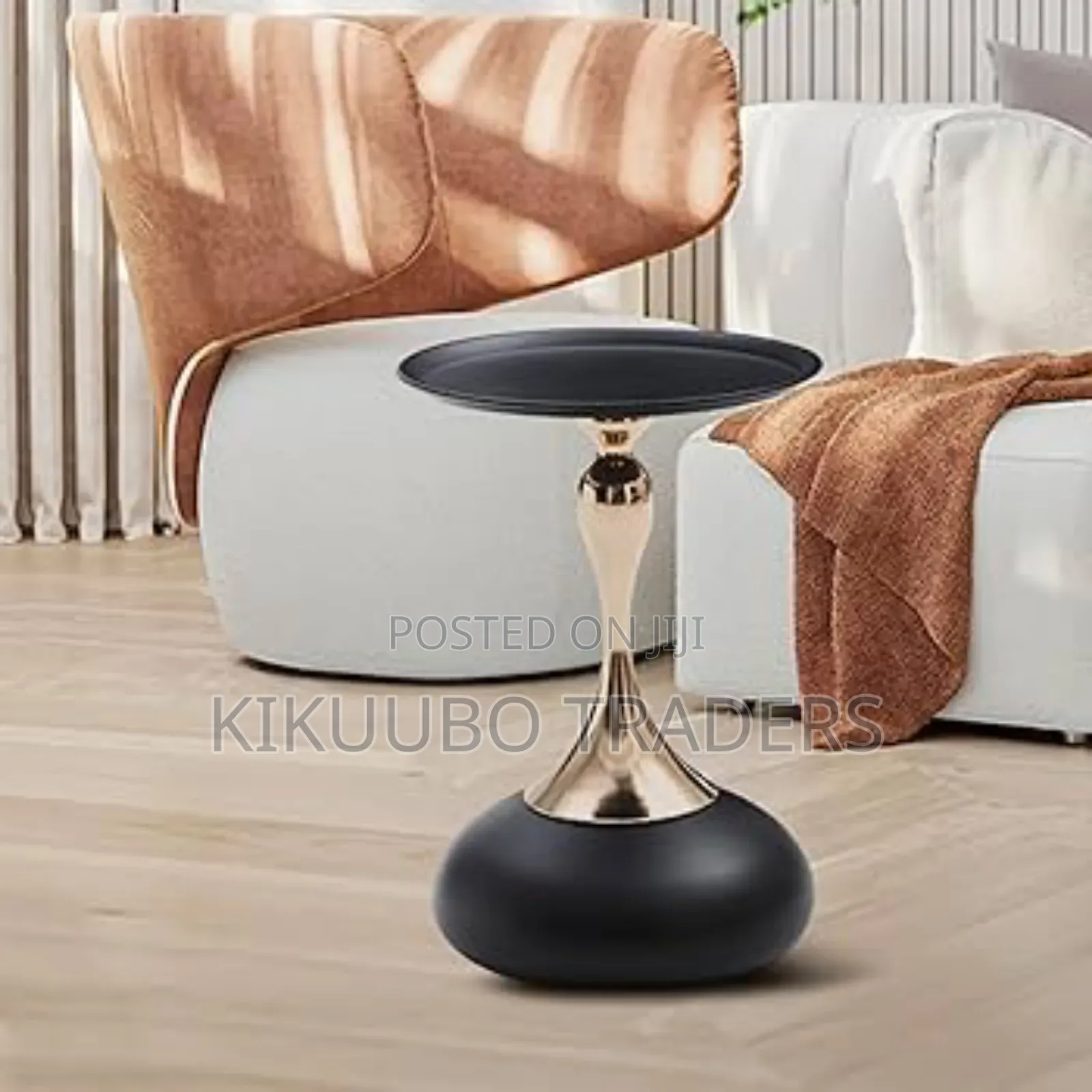 Light Luxury End Table Stylish Metal Side Table