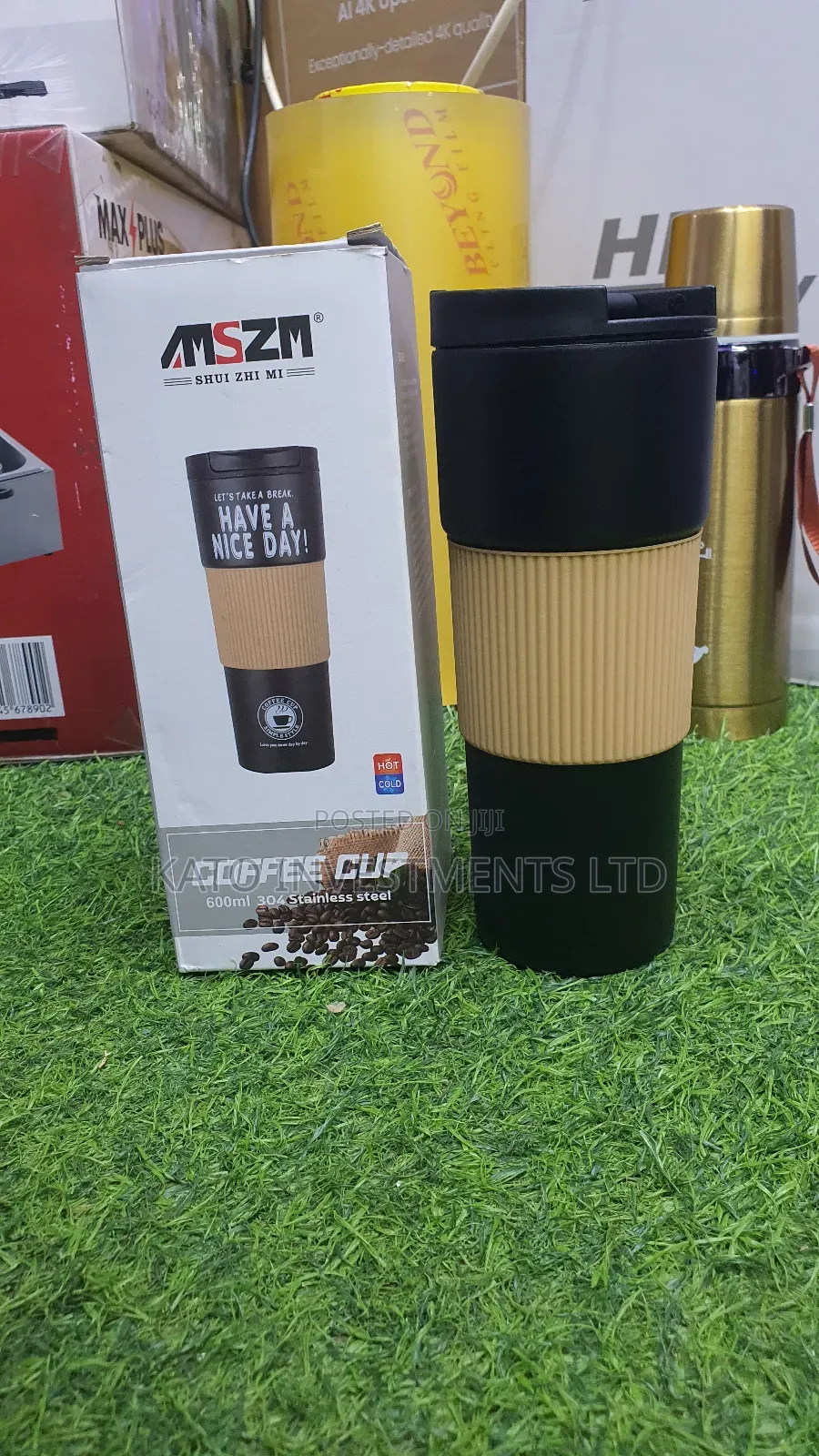 Coffee Cup 600ml Stainless Steel
