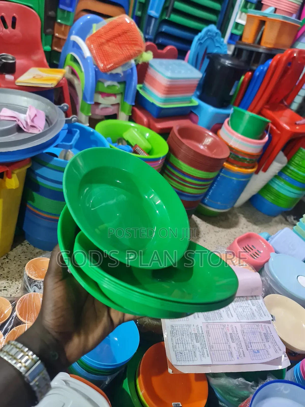 Originally Plastic Plates Plastic Plates 120pcs