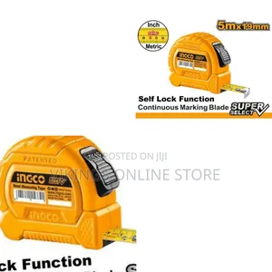 Ingco Steel Measuring Tape - Orange