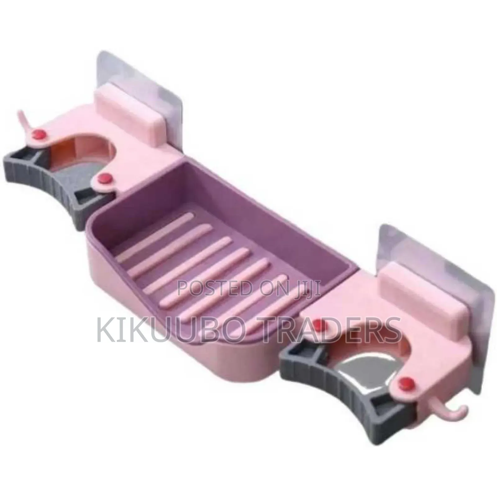 Mop Holder Brush Storage Rack Soap Dish Box Wall Mounted Organizer