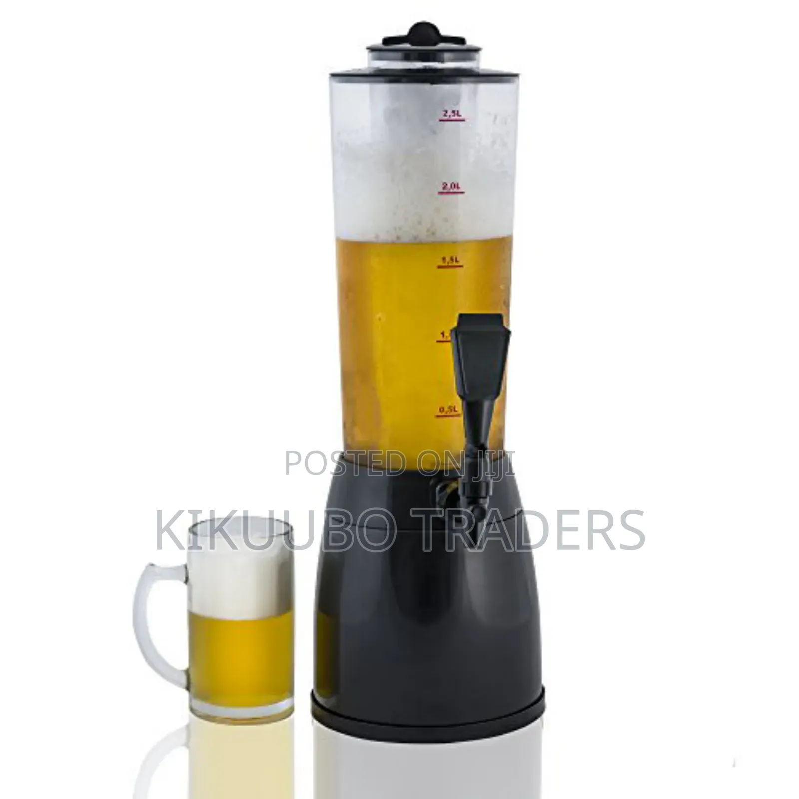 Beer-Tower Drinks Beverage Dispenser With Tap
