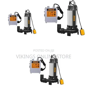 Ingco Sewage Submersible Water Pump 1500w 2hp Max Head 14.5m Spdb15008