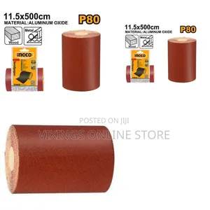 Ingco Sandpaper 11.5x500cm - Brown