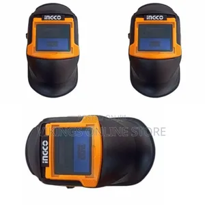 Ingco Auto Darkening Welding Helmet - Black & Yellow