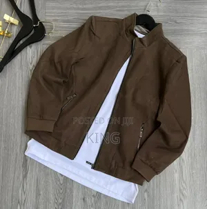 Allen Solly Brown Solid Bomber Jacket