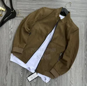 Allen Solly Brown Solid Bomber Jacket