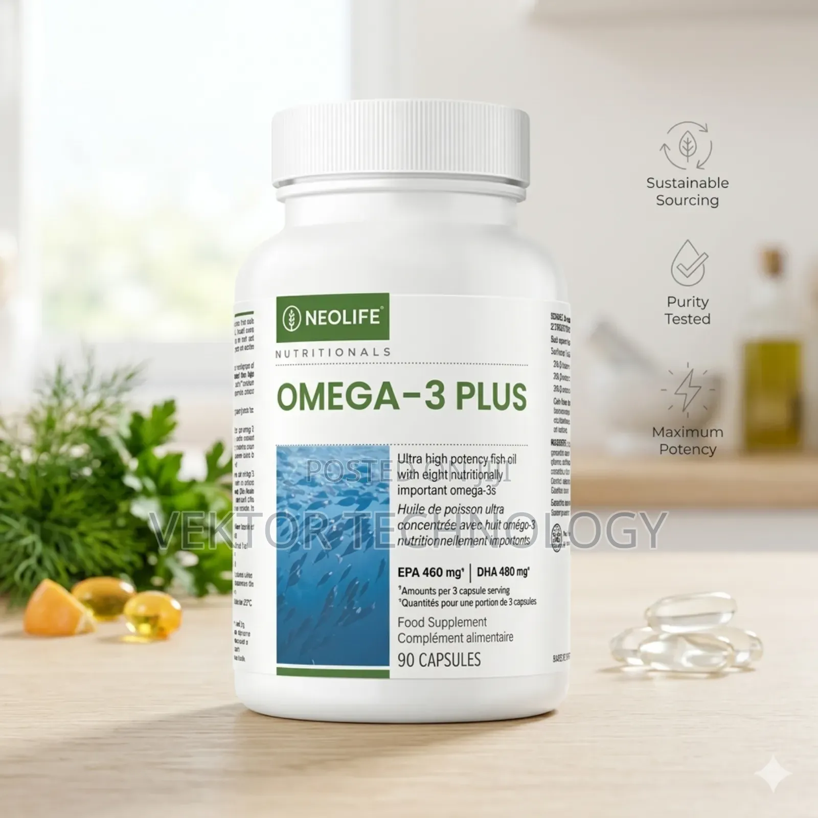 Omega-3 Plus - 90 Capsules