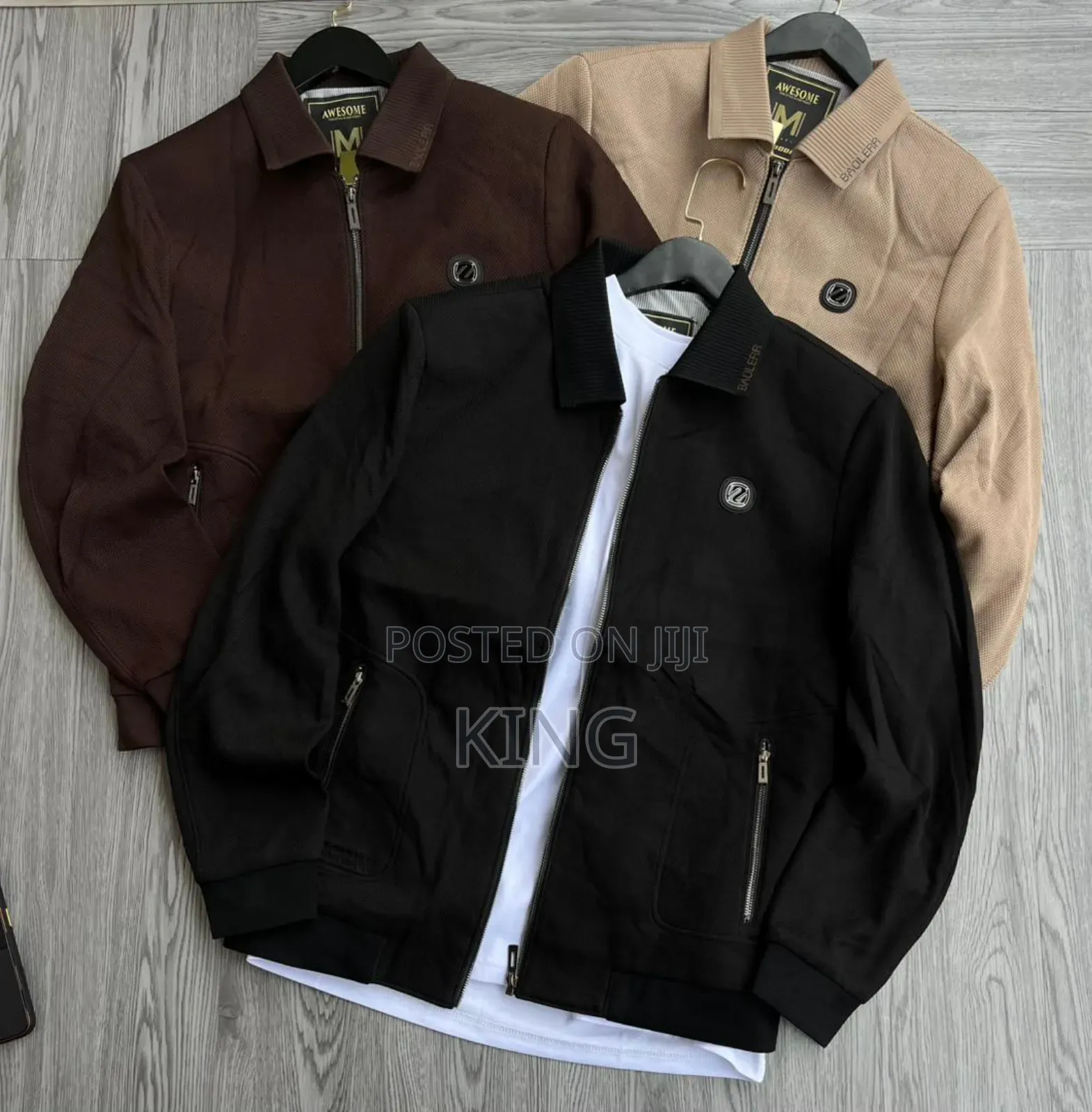 Cotton-Blend Caban Collar Jacket