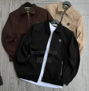 Cotton-Blend Caban Collar Jacket