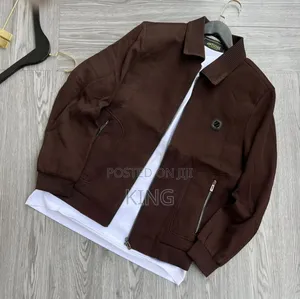 Cotton-Blend Caban Collar Jacket