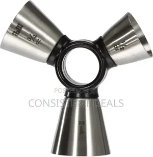 3 End Bar Stainless Steel  Liquor  Measuring  Cup