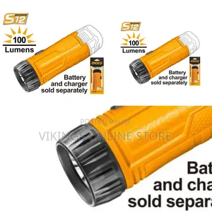 Ingco Lithium-Ion Flashlight 12v - Orange