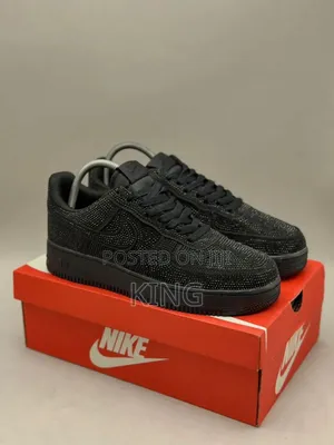 Custom Nike Air Force 1 Sneakers Adorned Crystals