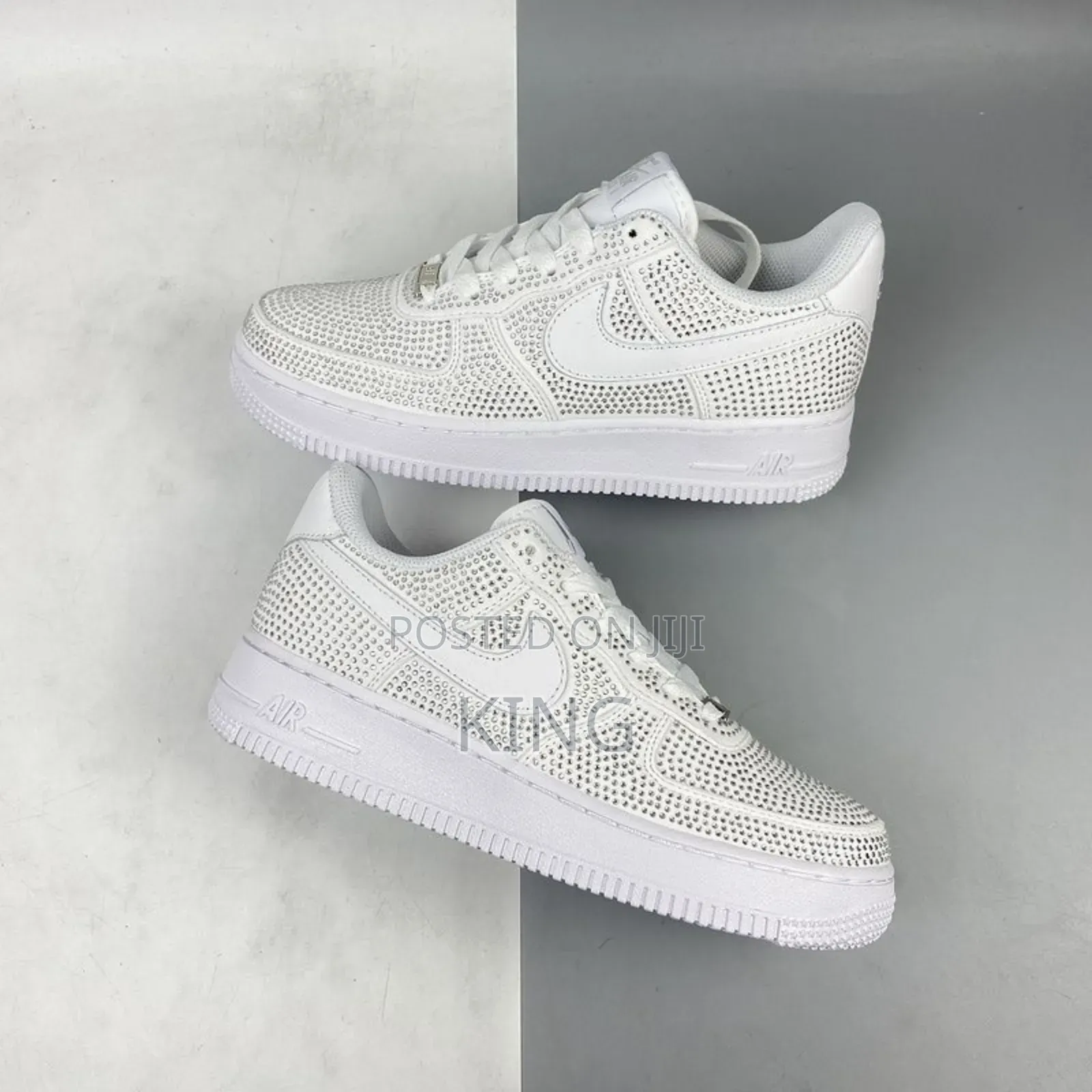 Nike Air Force 1 Sneakers Custom Crystals.