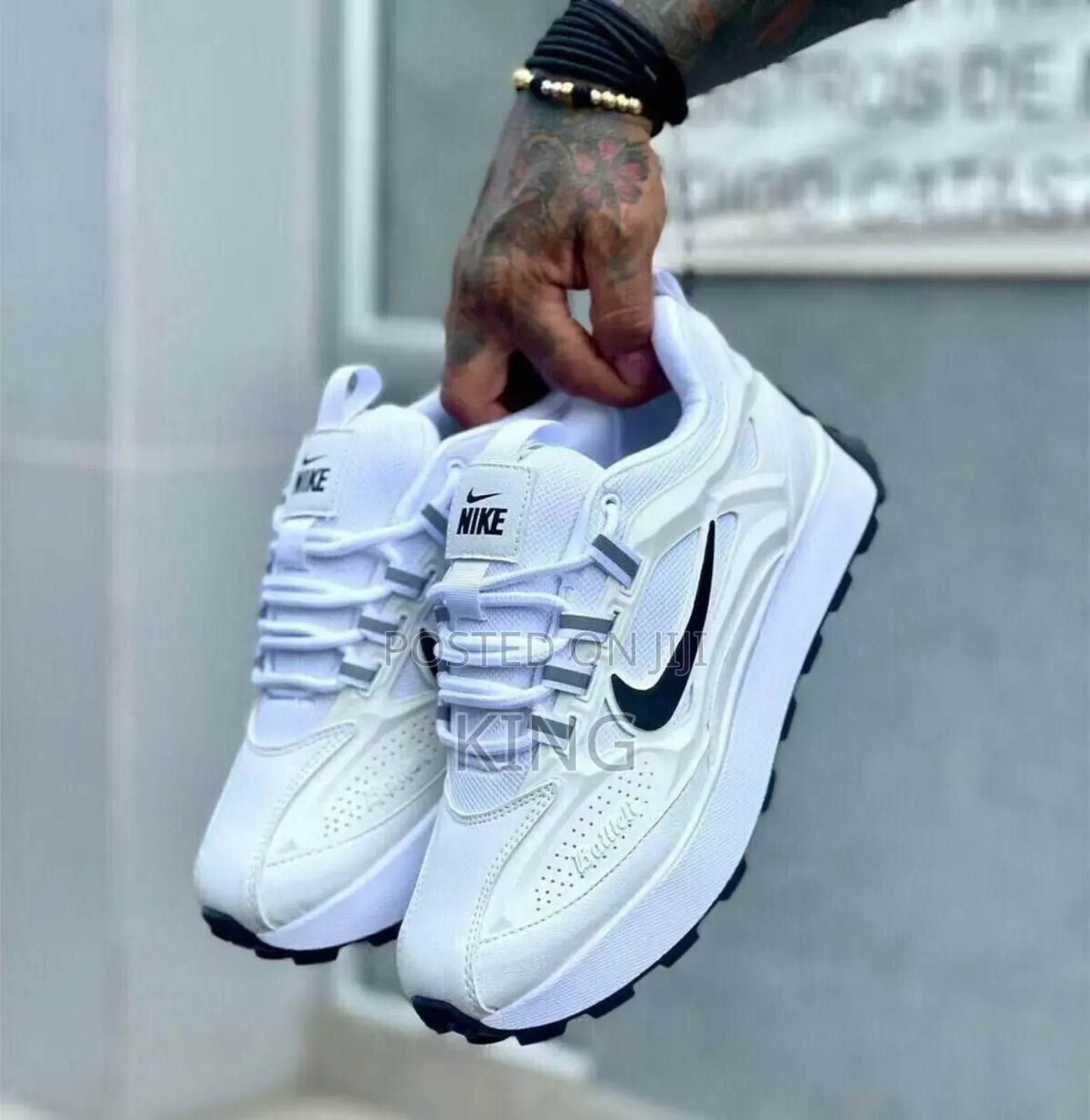 Nike Bailleli All White Sneakers