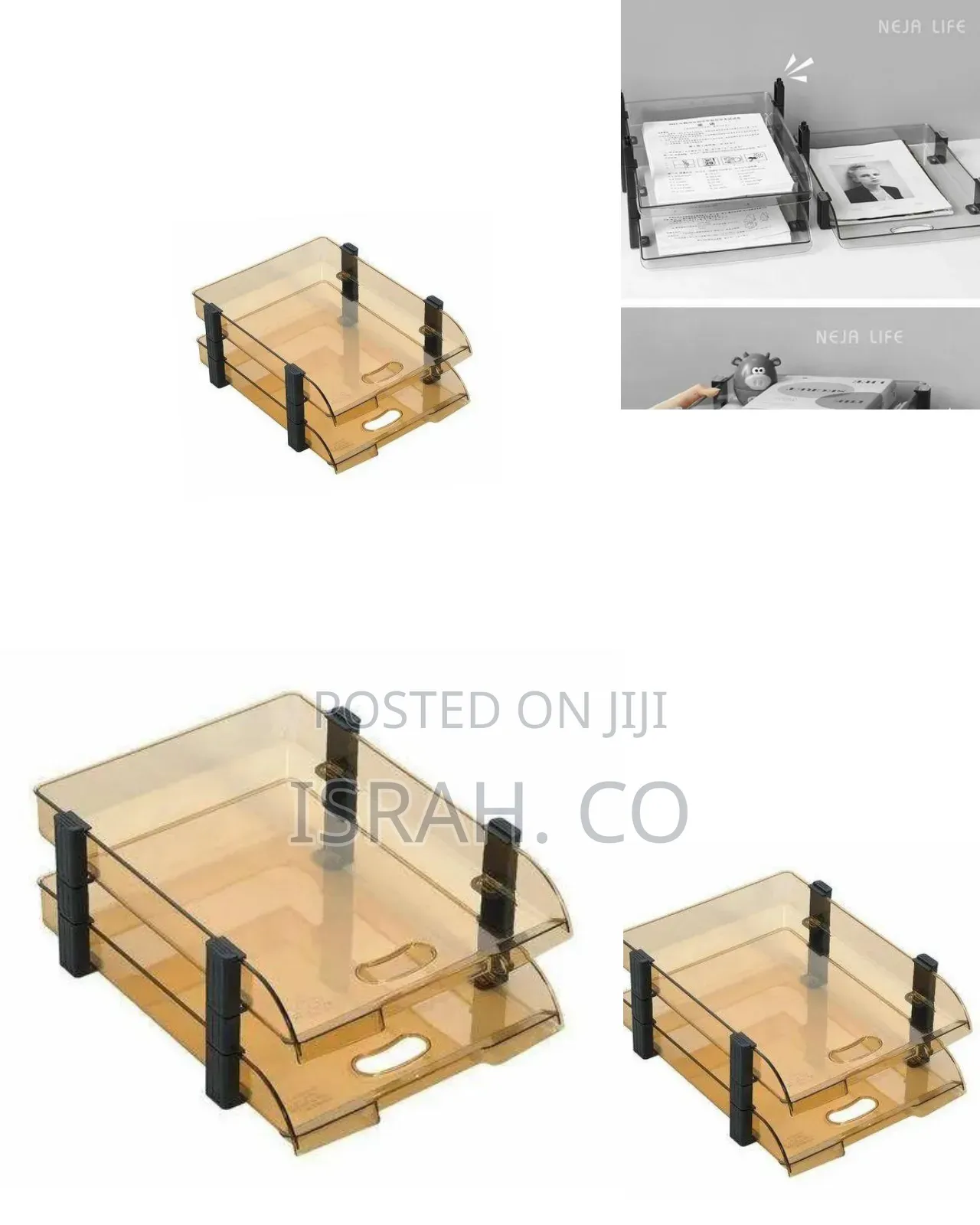 2 Tier Acrylic Desk Organizer