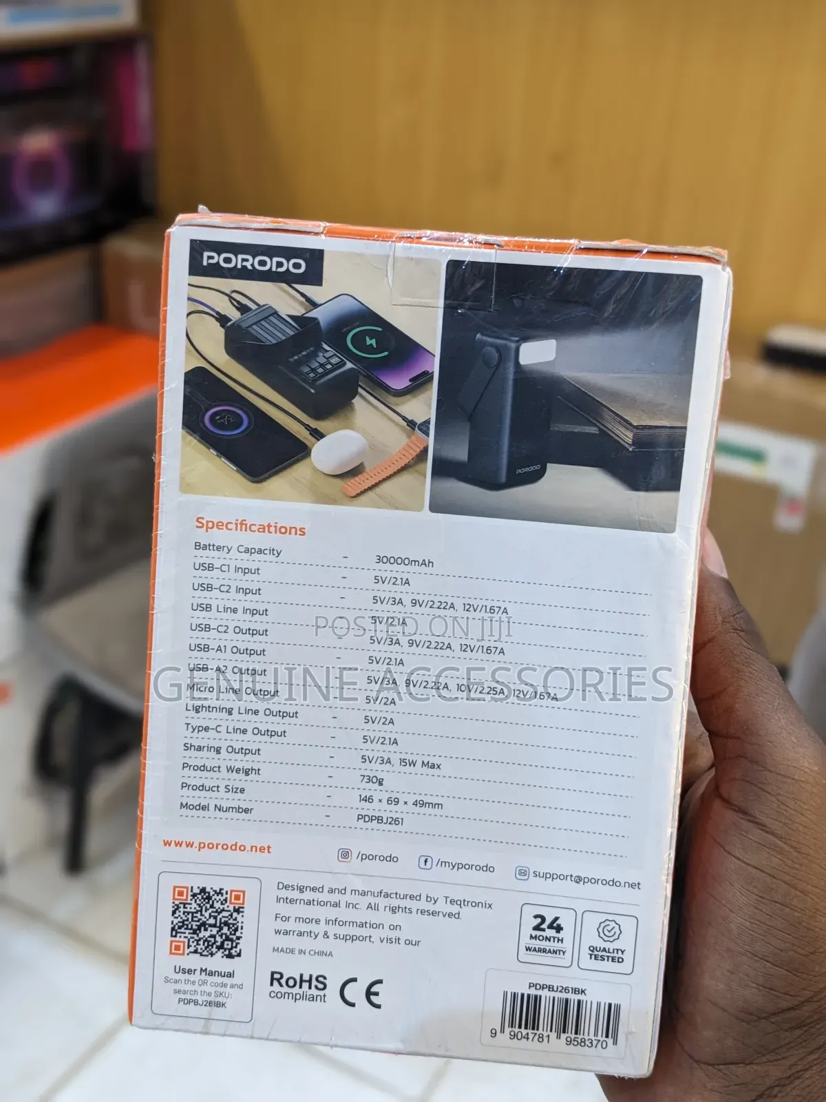 Porodo Lara 30000mah Powerbank