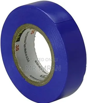 Blue Polyvinyl Chloride (Pvc) Vinyl Electrical Insulation Tape