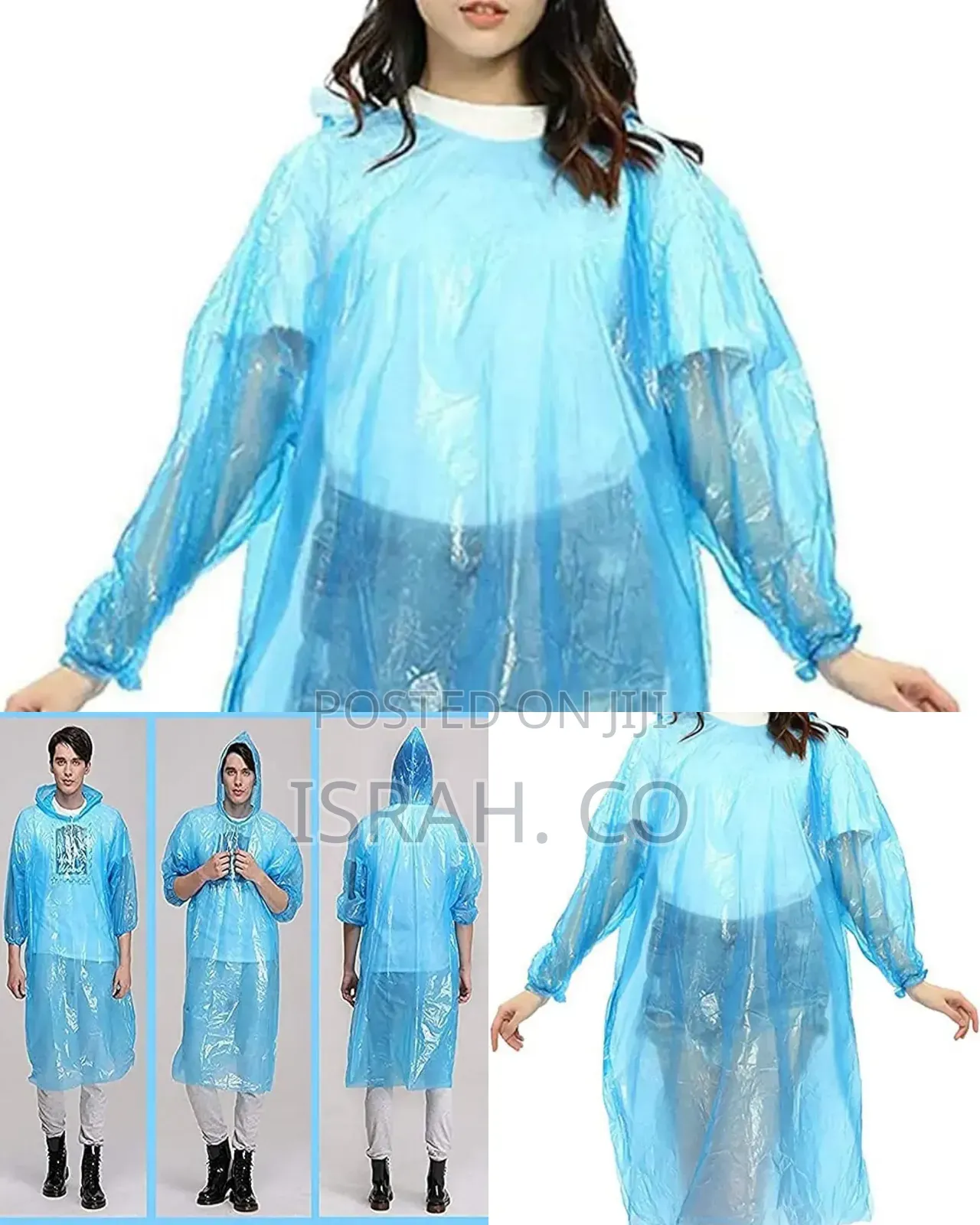 3 Pieces. Unisex Disposable Rain Card For Waterproof Rain