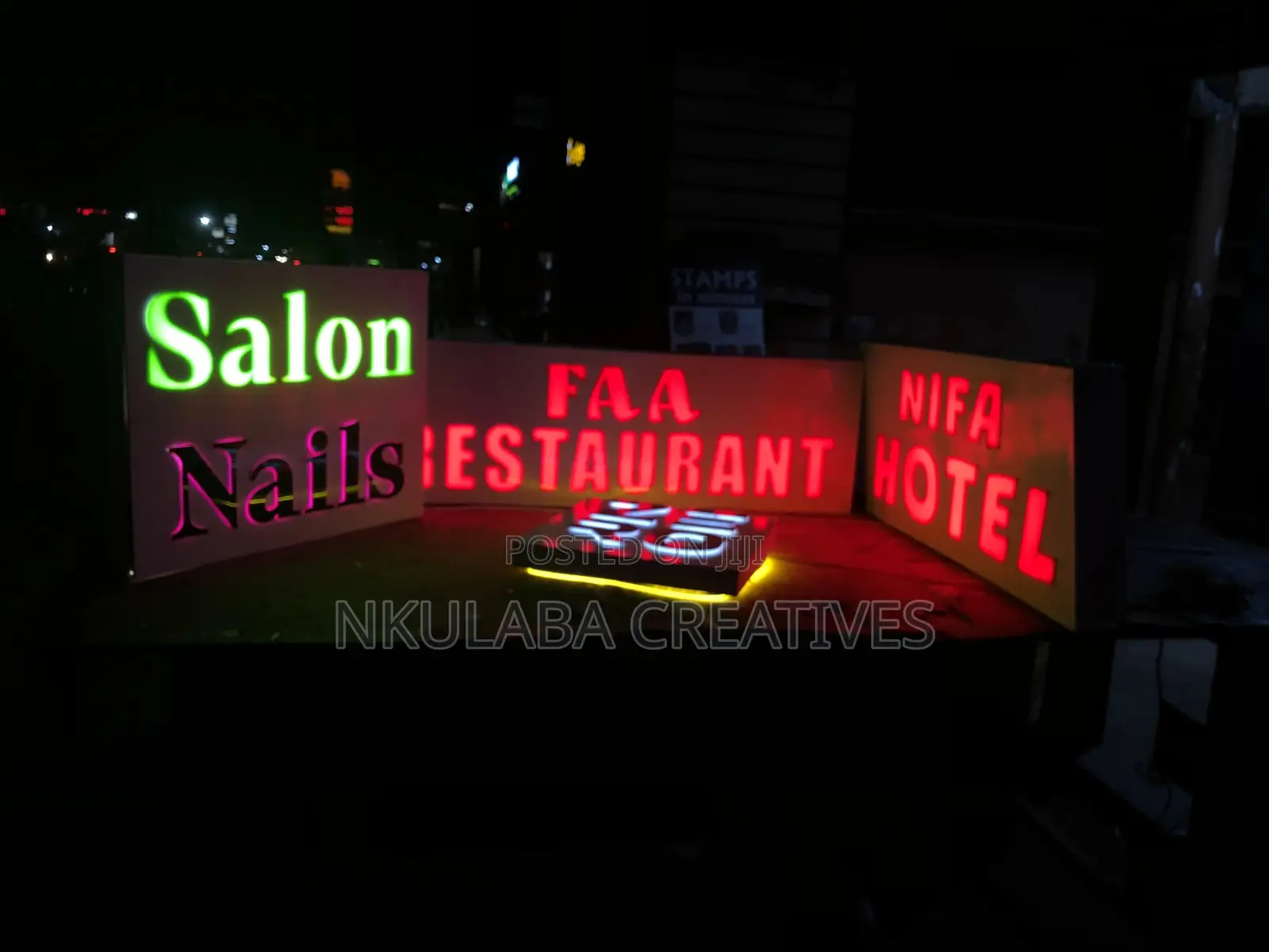 Lighting Wall Logo Business Signs