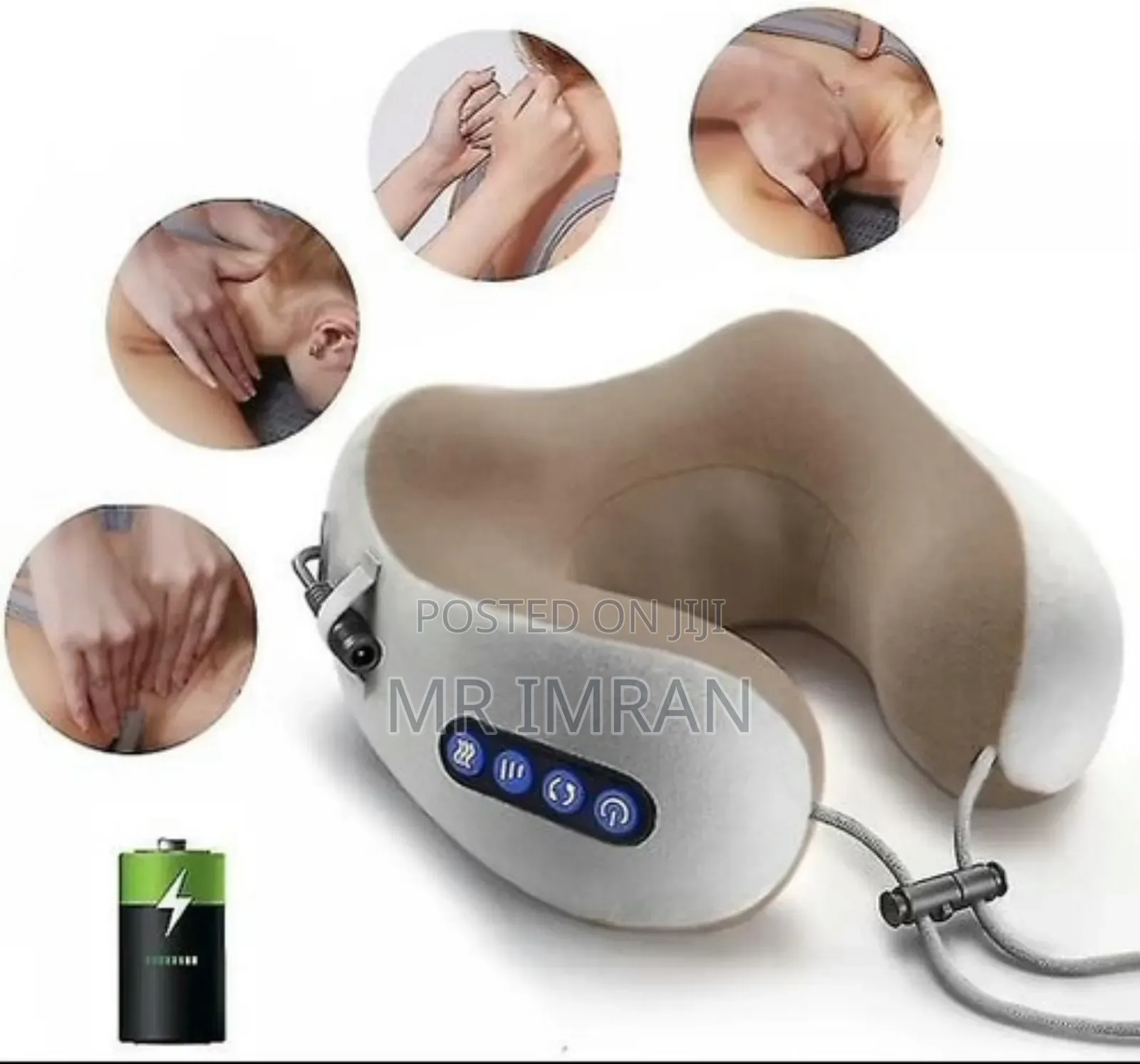 Electric U-Shaped Neck Massage Pillow.