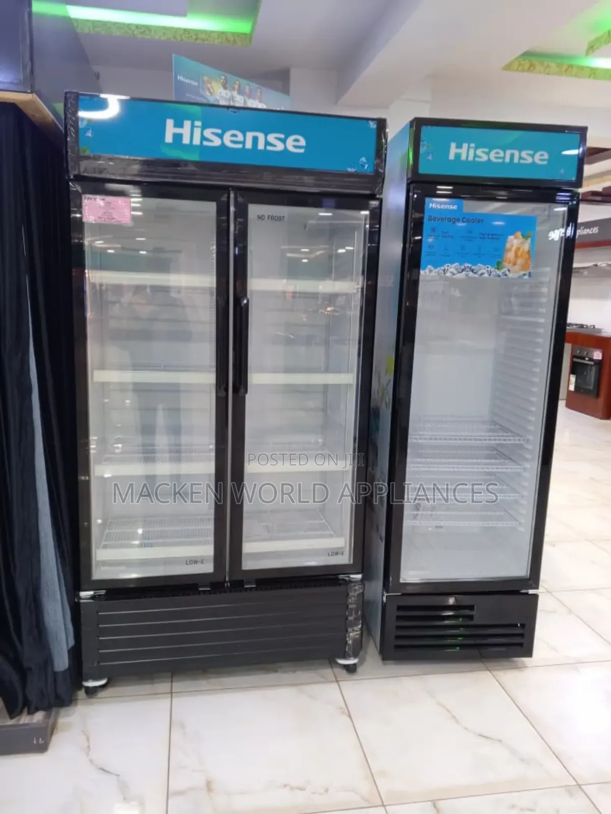 Hisense 810 Liters Side by Side Display Chiller Fridge
