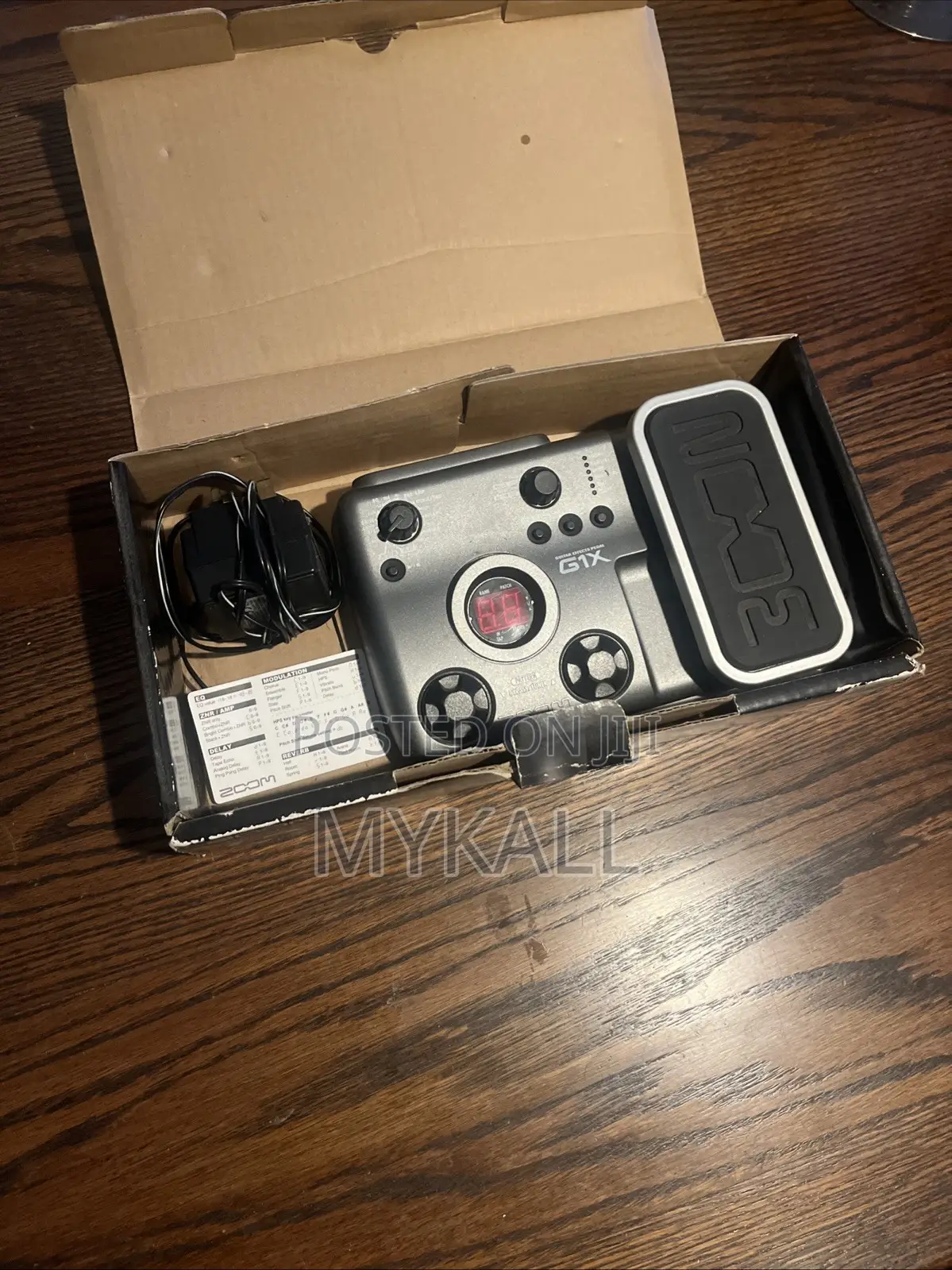 Zoom G1x Guitar Effects Pedal
