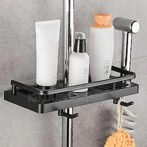 Bathroom Showersshel No Drilling Holders Multifunctional Storage Rack