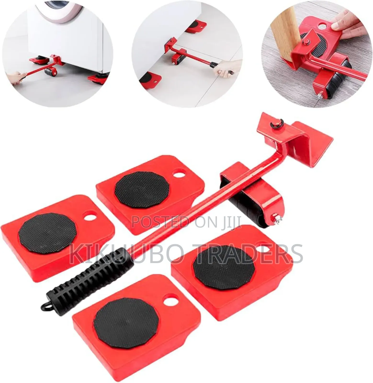 Furniture Lifter Heavy Appliance Rollers Wheel Slider Mover Tool Set