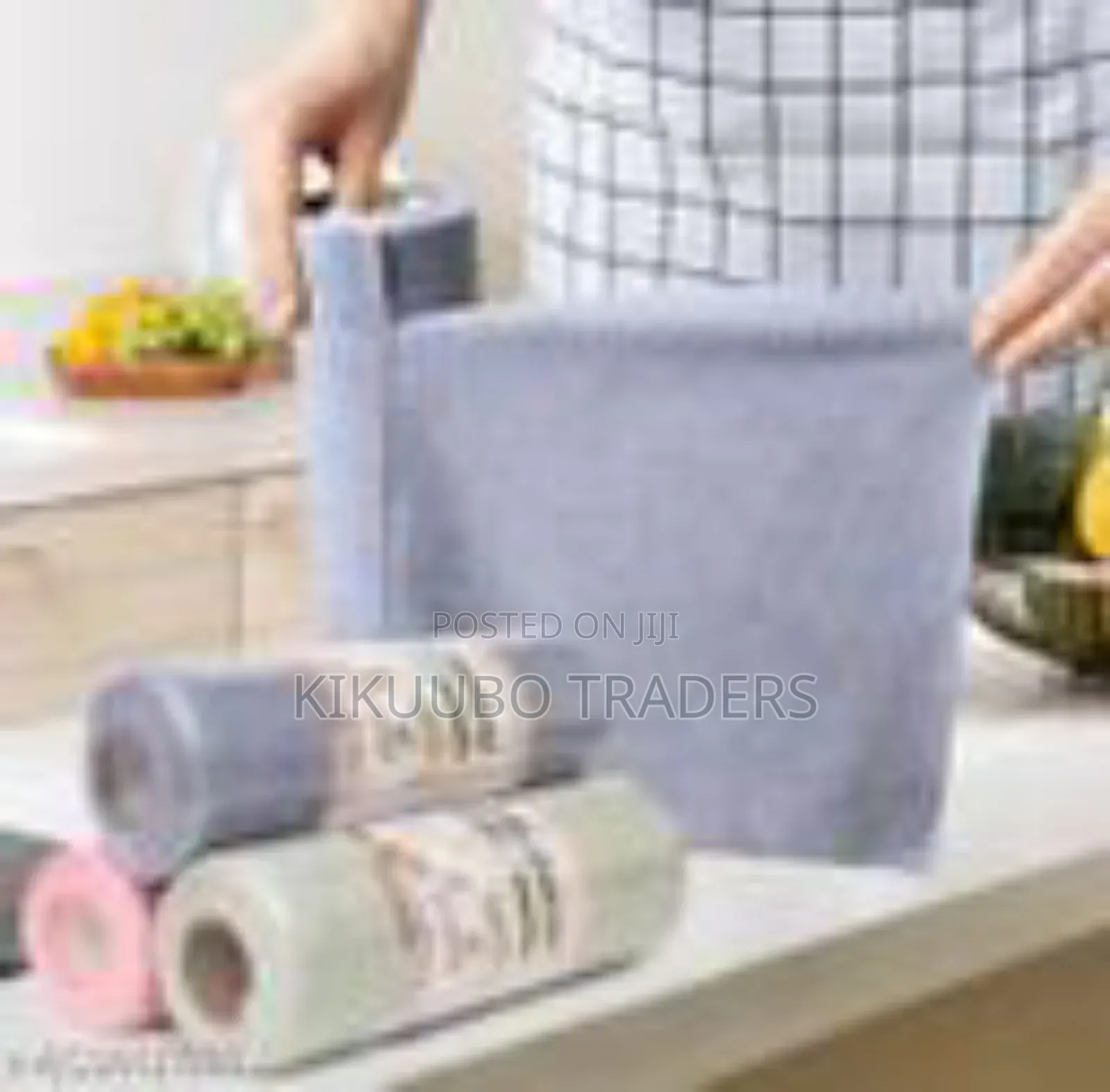 1 Roll Microfiber Cleaning Cloth Reusable Washable Rag