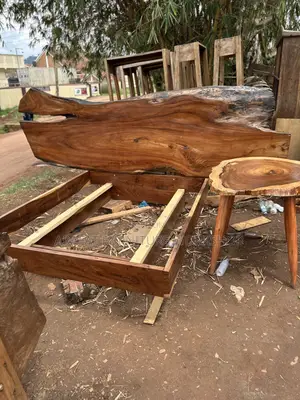 Rustic Platform Bed