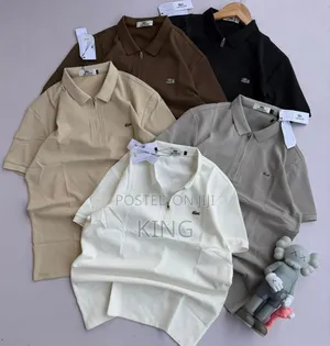 Lacoste Zipper-Front Polo Shirt